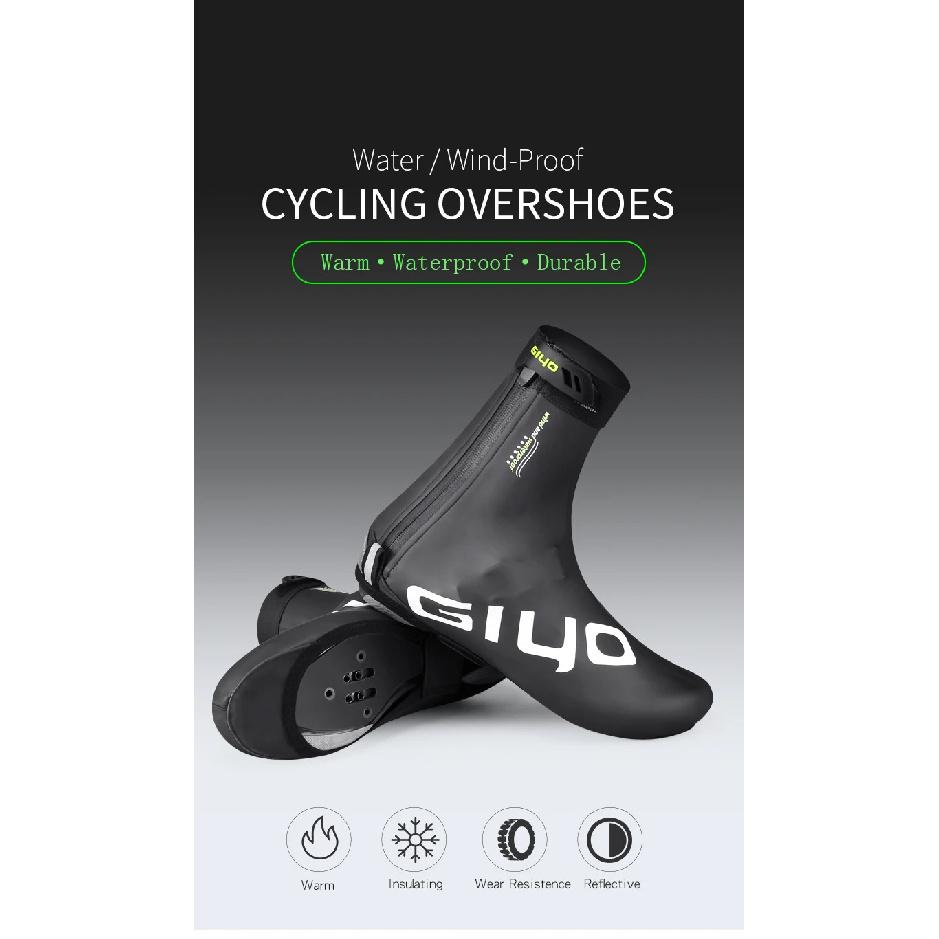 GIYO Waterproof Cycling Shoe Covers Women Men Shoes Cover MTB Road Bike Racing Overshoes Waterproof Shoe Covers Lock Protector