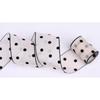 1Pcs Diy Making Hair Accessories 10 Yard Love Flocked Polyester Ribbon 3.8Cm Soft Silk Ribbon For Holiday Decor Packing Gifts