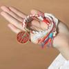 Unique Ethnic Style Bracelet with Coin Eye Catching Ethnic Style Coin Bracelet Beautiful Handwoven Hand String Jewelry