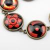Anime Bracelet Cartoon Faux Gem Geometric Adjustable Extension Chain Decorative Gift Anime Naruto Sharingan