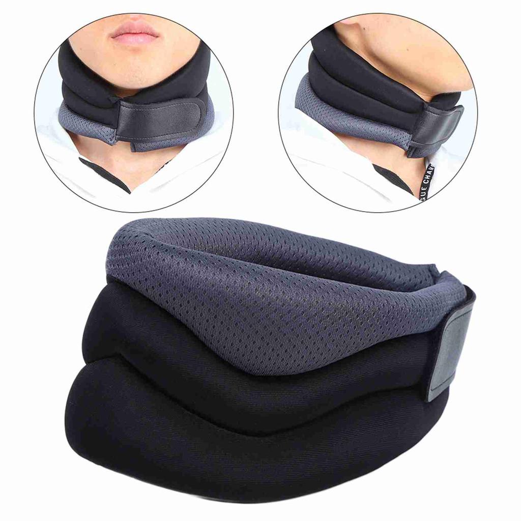 Portable Neck Support Brace Layered Cervical Neck   Collar for   Sleeping