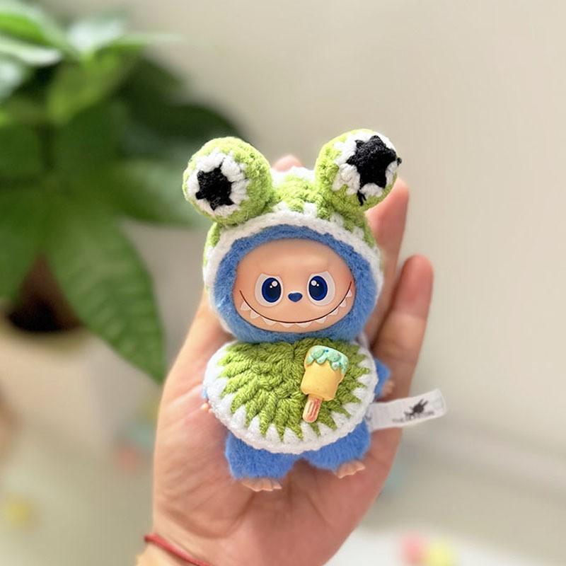 10Cm Mini 4.0 Oblečenie Vianočný Elf Plášť Plášť Rabub 4. Generácia Detské Oblečenie Prívesok