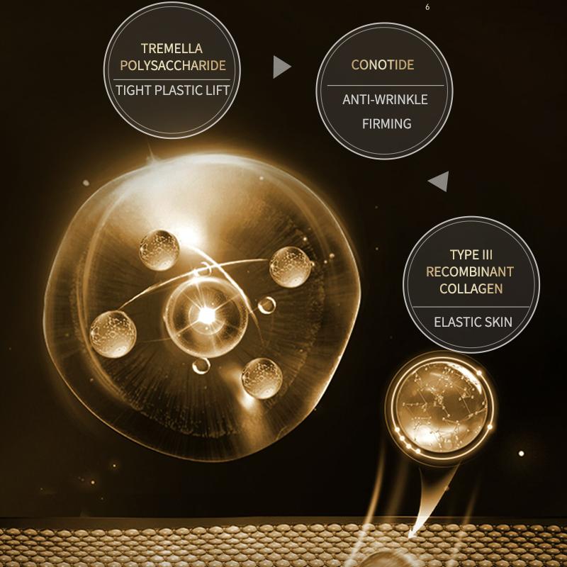 MERCILEN Caviar Collagen Gold Anti-Falten Creme Feuchtigkeitsspendende, Feuchtigkeitsspendende und Straffende Haut Gold Pillen Verbesserte Version Anti-Falten Creme