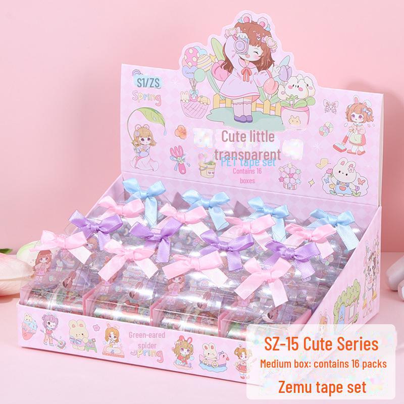 

Креативный мультяшный ПЭТ прозрачный скотч и подарочный набор на День защиты детей