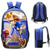 Sonic The Hedgehog 2 Children's Backpack For School Travel Colorful Artwork Unisex Design