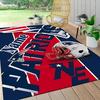 Custom Name Rams Helmet Print Carpet Rug Customizable Soft Washable Anti-Slip Home Living Room Sofa Mats Personalized Rug. 0909421