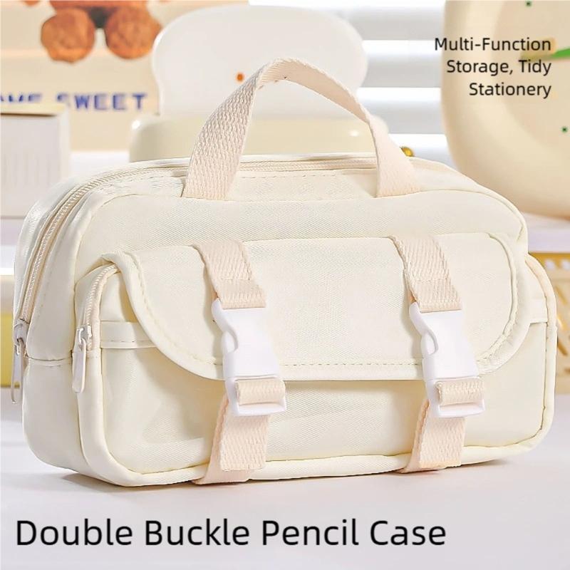 Stationeries Storage Bag Pen Holders Box Educational School Office Gifts Pencil Case Kids Students Desktop Organizers