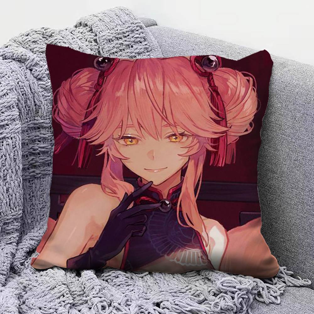 Tamamovitch Koyanskaya Tamamo No Mae Fate Pillow Covers Home Sofa Cushion Covers and Aecorative Custom