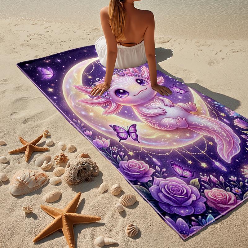 Rainbow Unicorn Fantasy Beach Towel, Super Soft Microfiber, Gift for Her/Him, Birthday, for Pool, Beach, Travel, Home Decor Fan Gifts