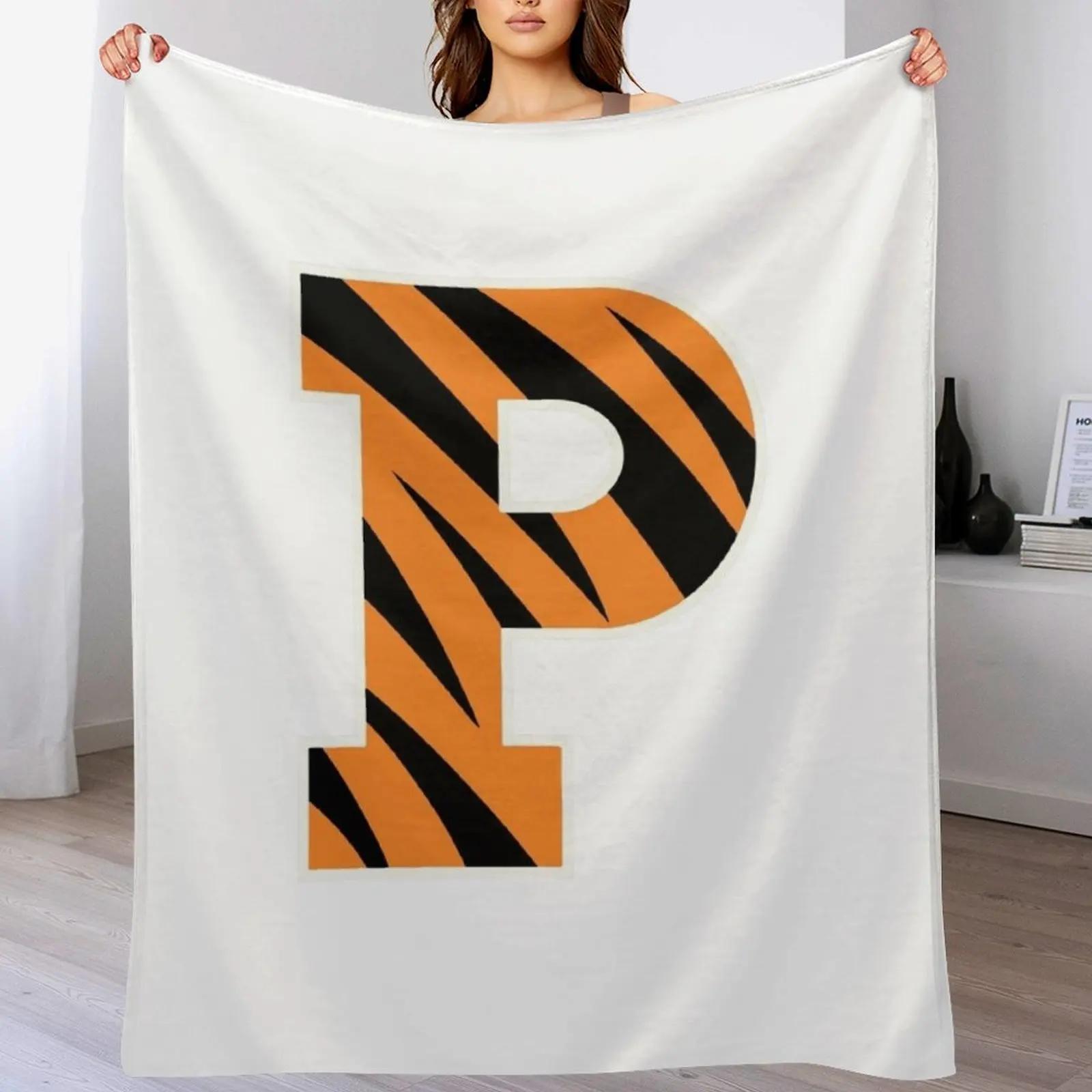 

Princeton Logo Throw Blanket Warm Napping Blanket for Office Couch Bed 102x76cm(40x30in)