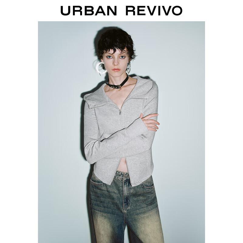 

UR Women s 2025 Spring Casual Double-Zip Hooded Jacket XS