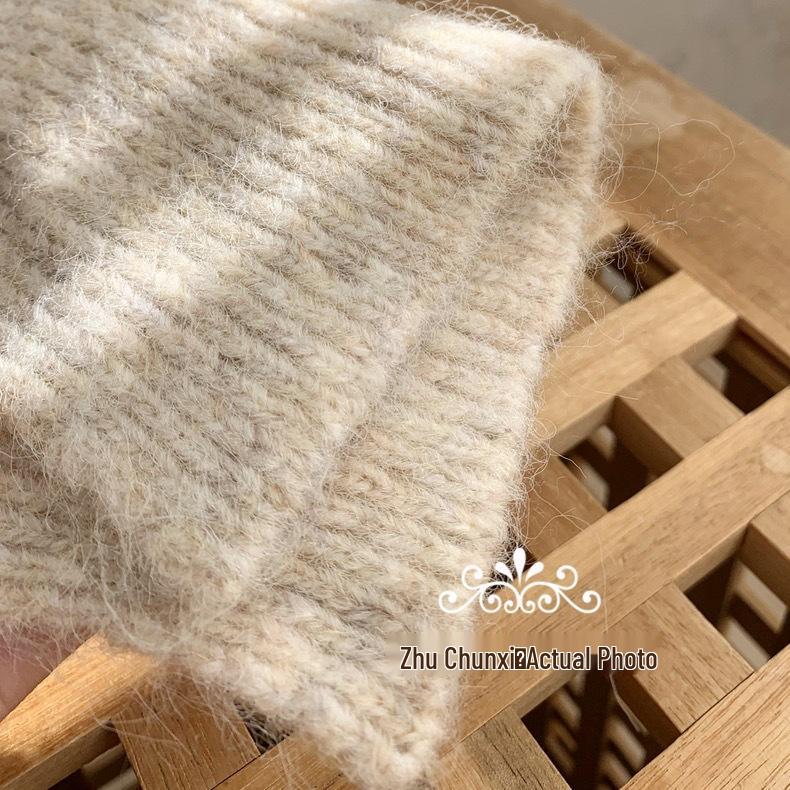 Korean Solid Color Wool Blend Scarf, Blue-Green, Unisex Autumn-Winter Neck Warmer