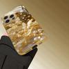 Luxury Golden Rhinestone‑Butterfly Pearl Electroplated Phone Case for iPhone 17 16 15 14 13 12 11 Pro Max XS XR 7 8 Plus 16E