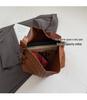 2025 Autumn/Winter Retro Woven Texture Large Capacity Tote: Versatile Casual Shoulder Bucket Bag