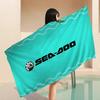 S-Sea D-Doo Seadoo Microfiber Blanket Quick Drying Beach Towels Oversized Printing Super Absorbent Pool Towel Blanket