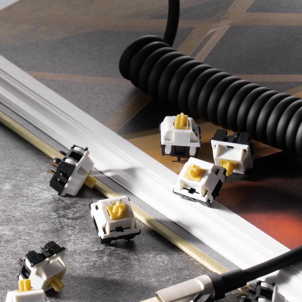 Akko Penguin Switch 5 Pin 50gf Tactile Silent Switch For MX Mechanical Keyboard Suitable for Official Typing (45pcs)