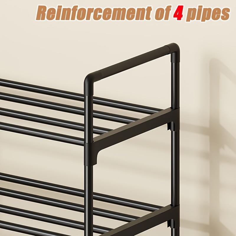 1 Multi-layer Stackable Shoe Rack - Large Capacity Storage, Easy To Install and Remove, Space Saving Design, Durable, Sturdy, Multifunctional