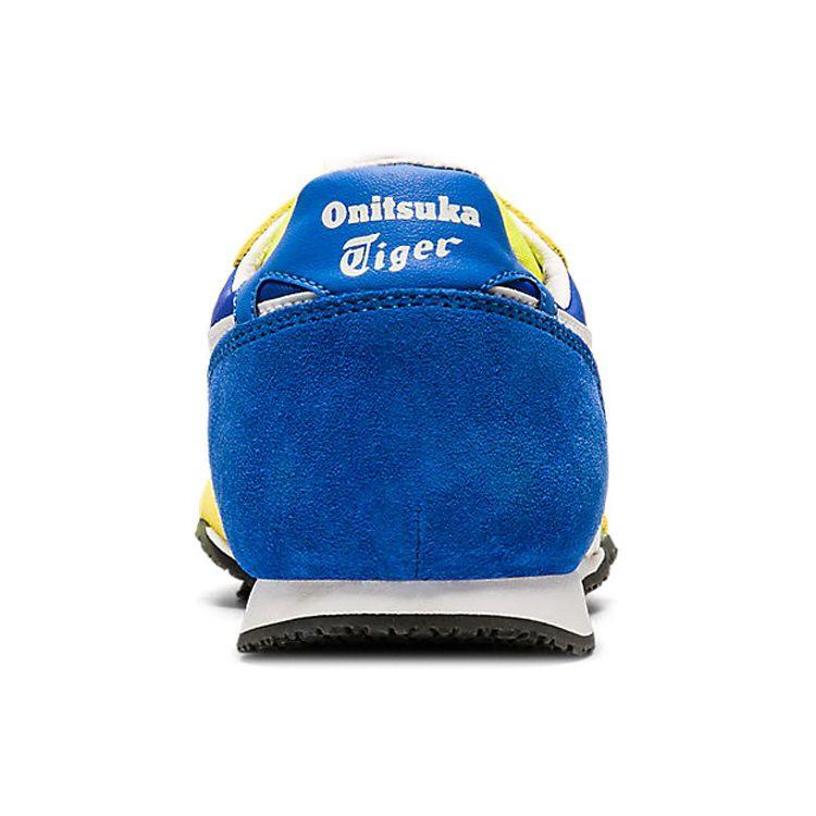 ONITSUKA TIGER Serrano Lightweight Comfortable Shock Absorbing Durable Low Top Casual Shoes Unisex Casual Shoes Blue Yellow 1183A724-750
