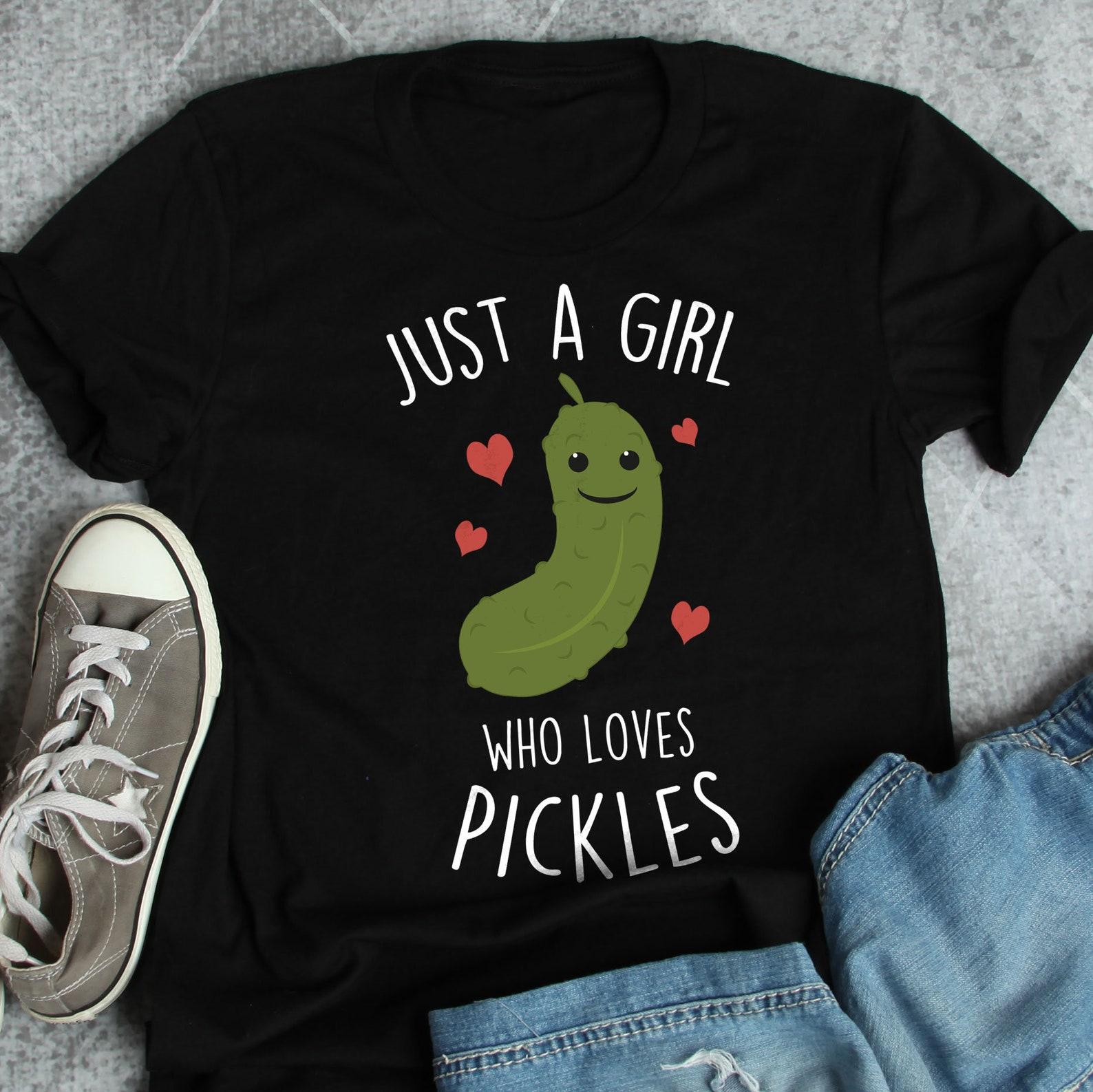 Pickle Shirt, Funny Pickle Gift, Cute Homesteading T-shirt, Food Lover Tshirt, Cucumber, Dill, Homesteader Gardening Gherkin Foodie Canning 140