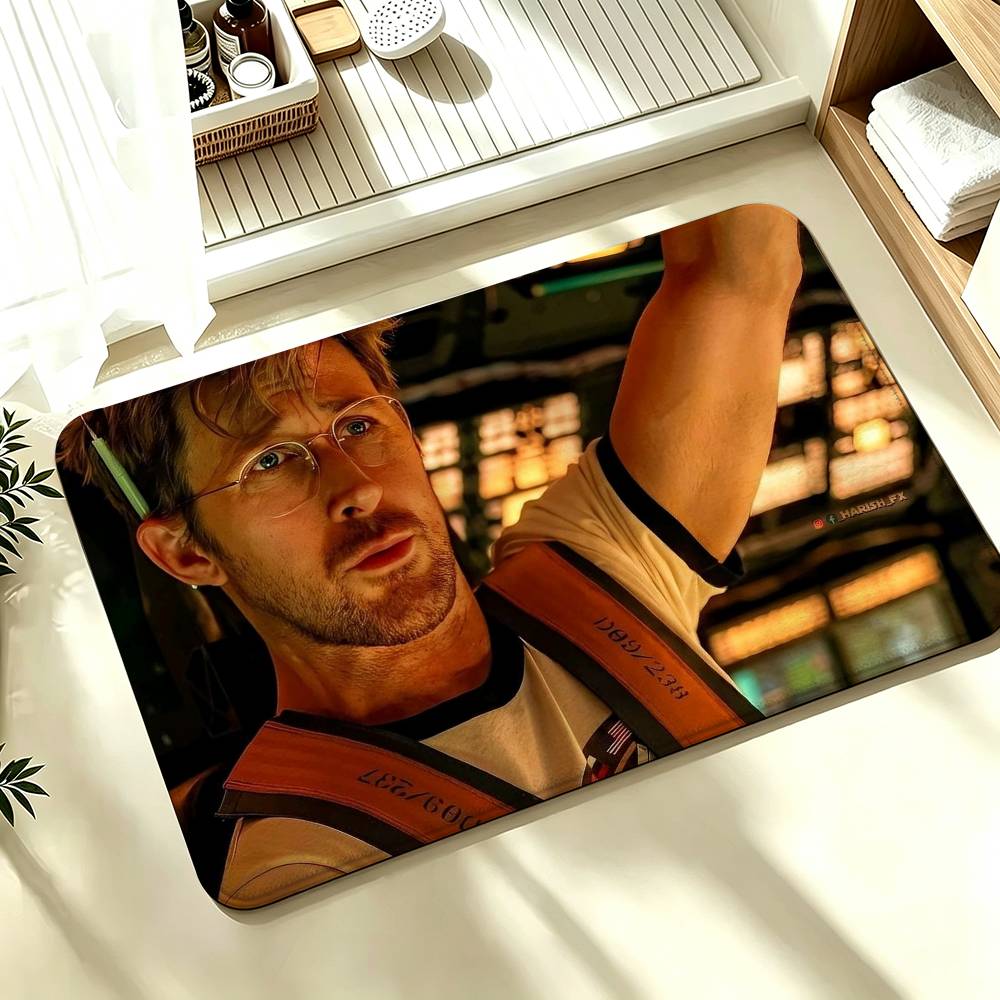 P-Project Hail Mary Ryan Gosling Badezimmer Saugfähige Kleine Fußmatte Weich Bequem Dekorative Fußmatte