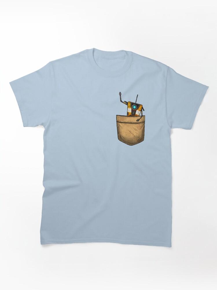 Pocket Claptrap - Borderlands Classic T-Shirt