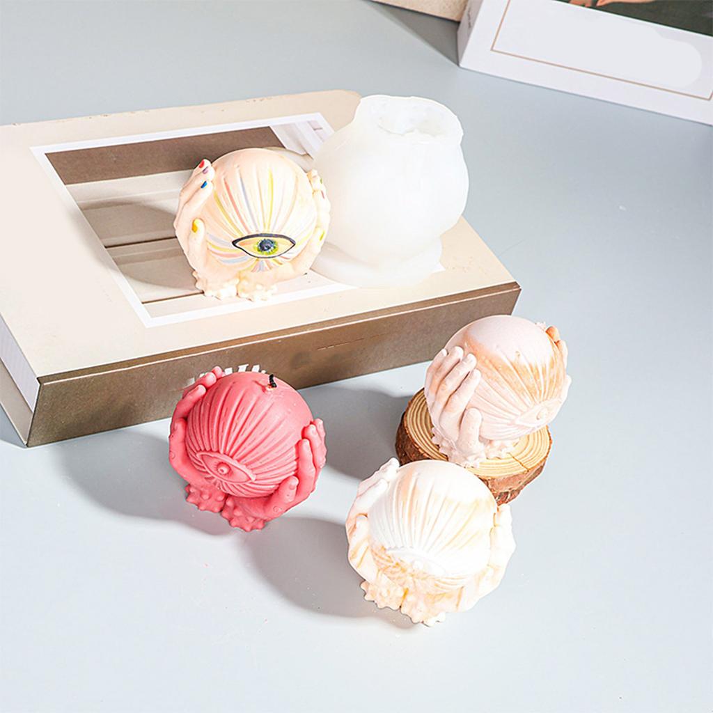 Hands and Eyes Candle Mold Silicone Mould for Unique Handmade Crafts Epoxy Resin Wedding Decoration Making Mold