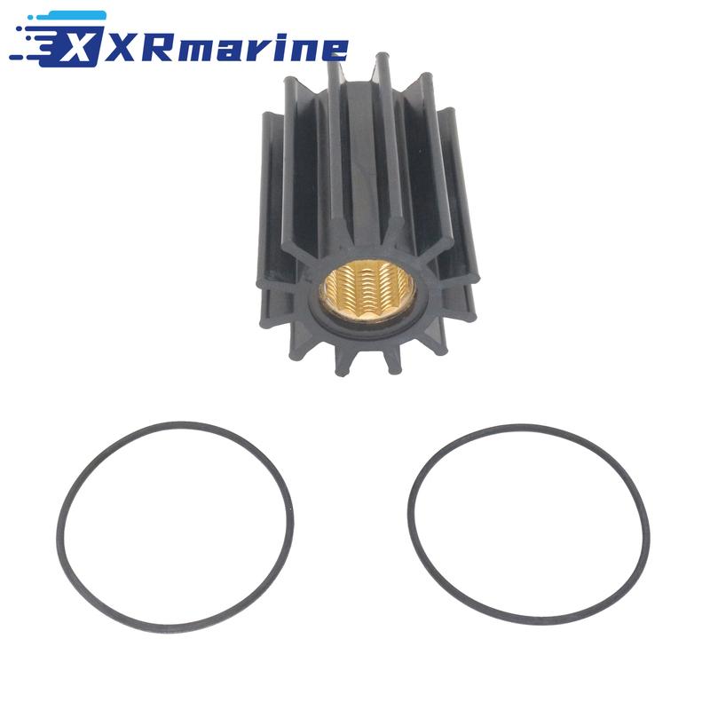Sea Water Pump Impeller Kit Fits for Volvo Penta D6 Series With Round Cover 21419376