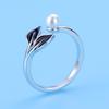Lindon Classic Copper Alloy Zircon Ring Ladies Jewelry Wedding Promise Party Gift