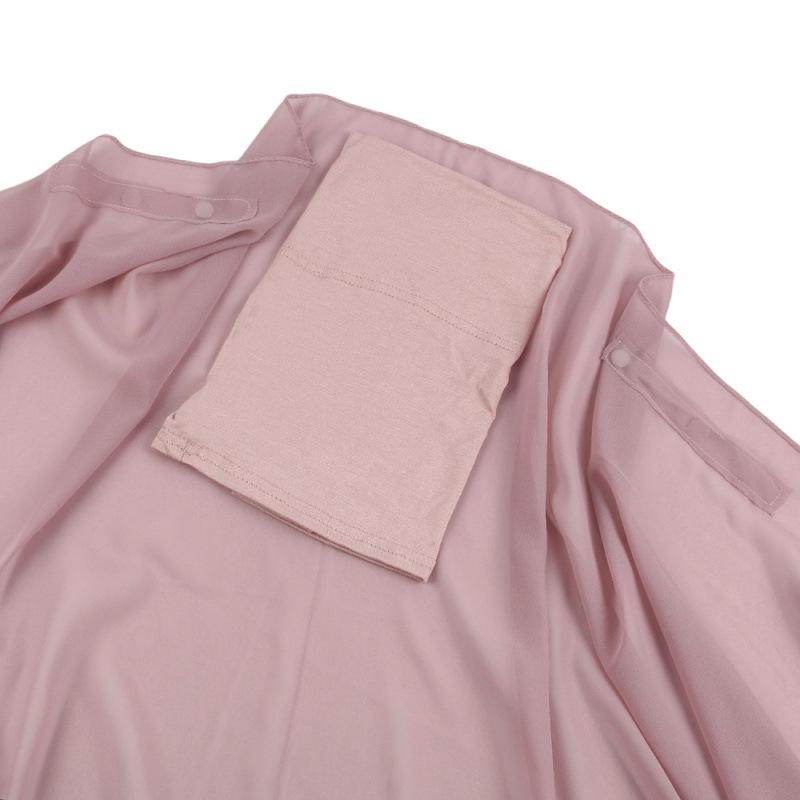 New Chiffon Lazy-Person Scarf with Magnetic Buckle - Anti-fall, Solid Color, Versatile, In Stock