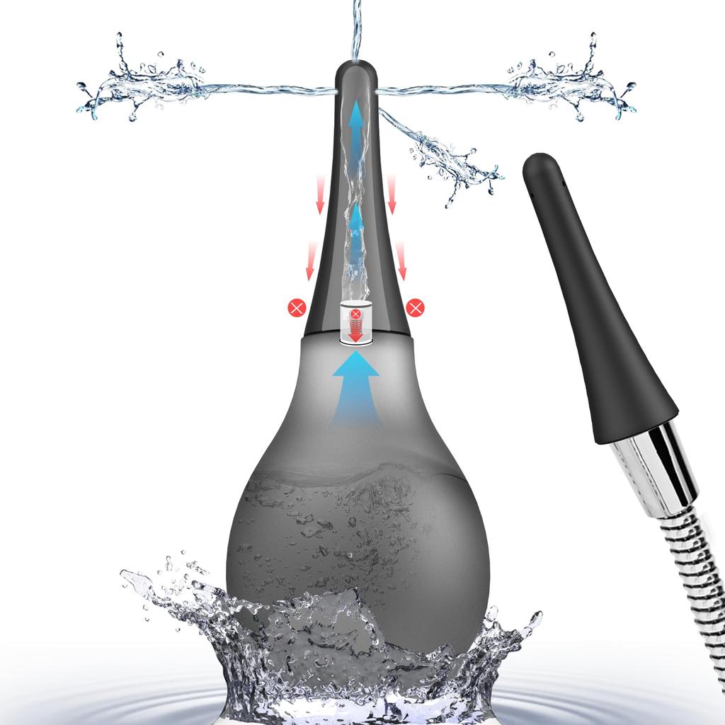 Enema Anal Anal Intestinal Anal Anal For Pink Cherry Blossom Anaru Manual Pump Backflow Kancho Cleaning No Transparent Device, Cleaning, Enema,