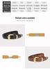 Women's Versatile Leather Belt with Pin Buckle for Jeans - Light Luxury Style