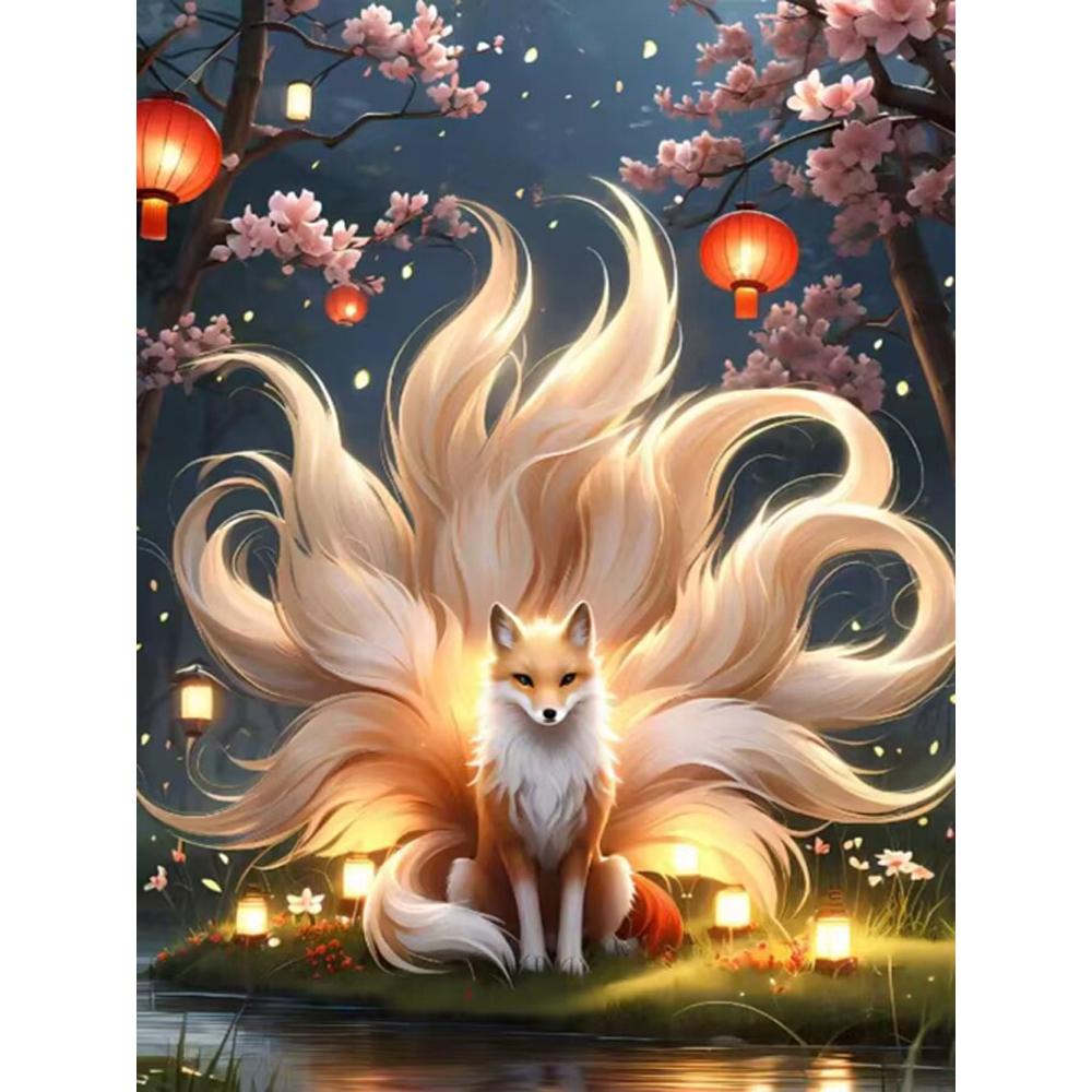 Fantasy Tier Fuchs Diamantmalerei Stickerei 5D DIY Neuankömmling Strassstein Bild Mosaik Kreuzstichsets Handgemacht Kindergeschenk