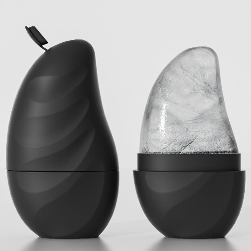 1Pcs Ice Face Roller Face Lifting Contouring Tools Mango Shape Silicone Ice Mold  Eye Facial Massager Beauty Skin Care Tools