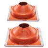 2 Stück Metall Dachrohr-Dichtmanschette Passend für 6-3/4"-14" Rohr Hochtemperatur-Silikon