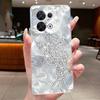 Hülle für OPPO Reno 8 5G Mode Schmetterlingsblumen Klar Weiches TPU Silikon Rückseite für OPPO Reno 8 Pro / Reno8 5G Handyhülle