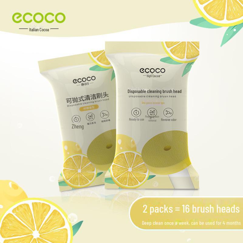 An der Wand montierte Einweg-Toilettenbürste – Doppeltrommel, keine toten Winkel, Badezimmer-Reinigungswerkzeug