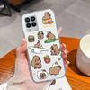 For Realme 8 Pro Case Lovely Cat Soft Transparent Phone Back Cover For Realme8 4G 5G Shockproof Comfortable TPU Silicone Bumper