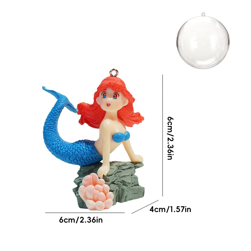 Floating Mermaid Ornament for Aquarium Magical Fish Tank Decor Vibrant Colors Unique Sculpture Aquarium Landscape Accessory