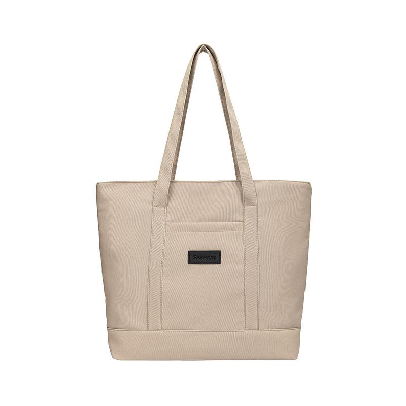 

Handbag winter new large-capacity nylon bag student commuter shoulder bag simple and versatile solid color tote bag