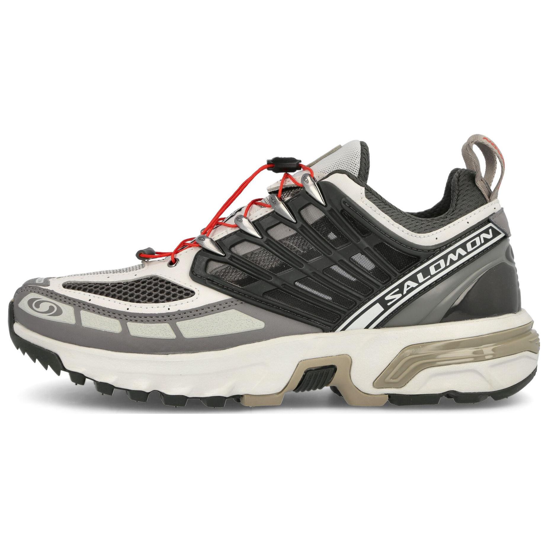 

Salomon Acs Pro Professional Comfortable Shock Absorbing Non-Slip Durable Low-Top Outdoor Functional Shoes Unisex Shoes White Gray 471322 46⅔