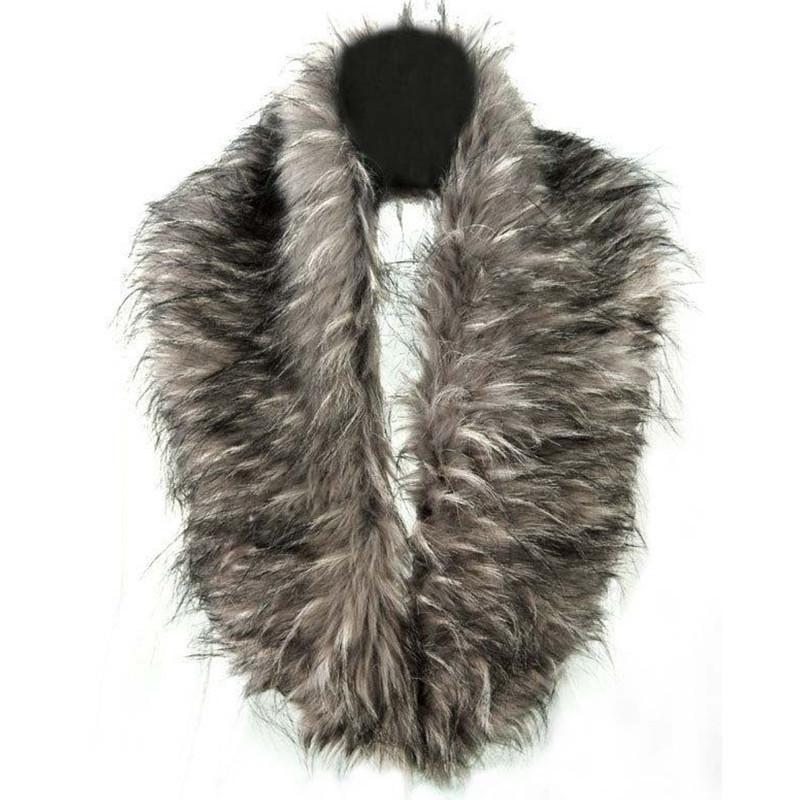 Halloween pelliccia pelliccia sintetica pelliccia di volpe imitazione cappotto di pelliccia cappotto con colletto di pelliccia accessori per costumi accessori per personaggi
