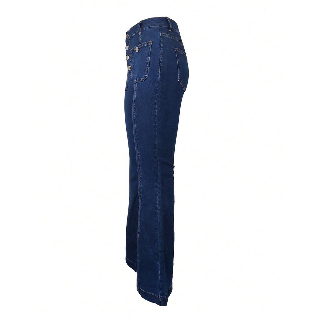 Women's Jeans Retro Color High Waisted Slim And Sexy Design Jeans
