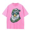 2026 Cool Eagle Uprising Graphic Print Unisex T Shirt Vintage Washed Short Sleeve Crew Neck American Streetwear Casual Tee