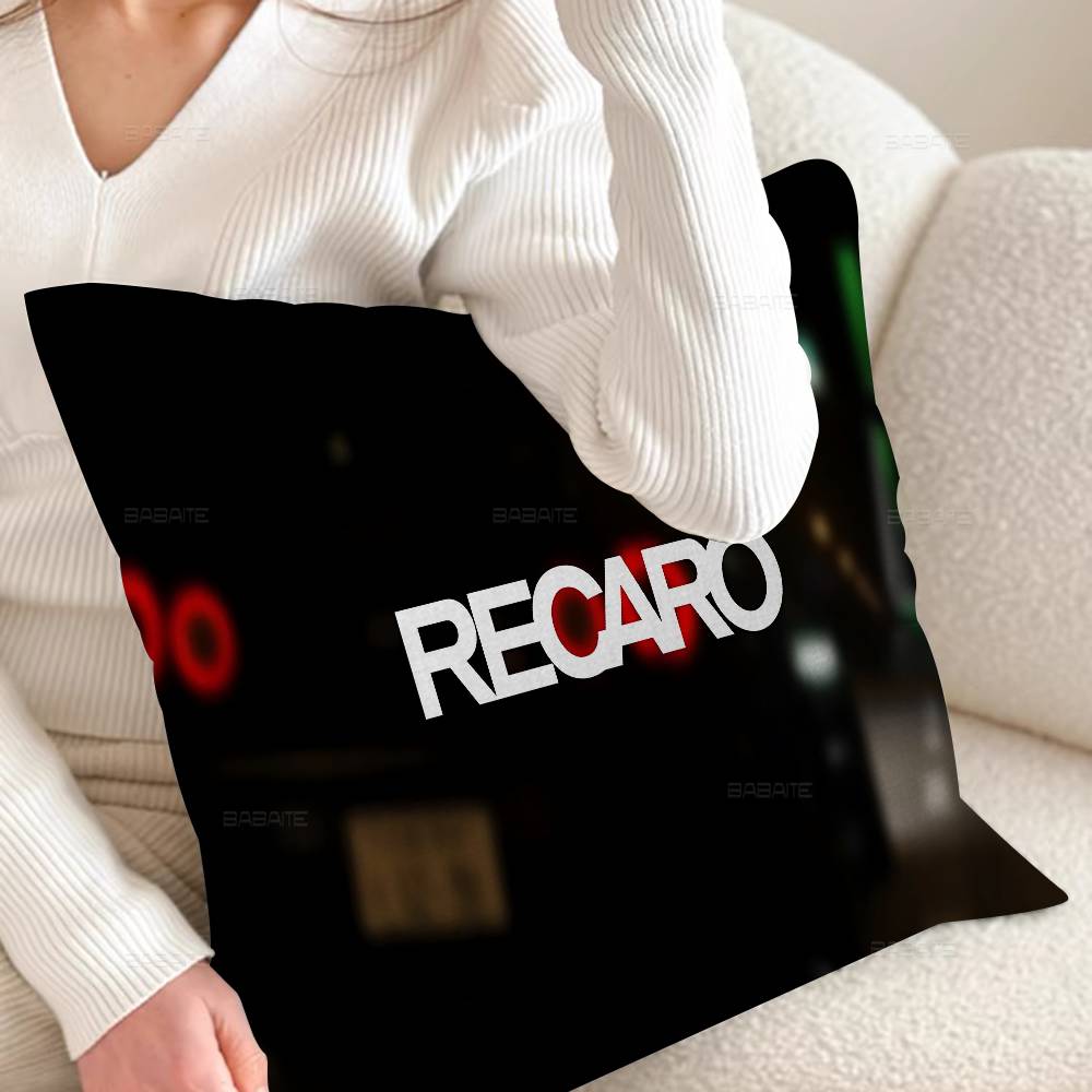 

Trendy R-Recaros Logo Cushion Cover Pillowcase Upholstery Sofa Throw Pillow Home Decor Pillowcas 12x12Inch