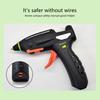USB Rechargeable Wireless Hot Melt Glues Guns for Crafting & Sealing, Heating Fast Hot Glues Guns Cordless Glues Guns