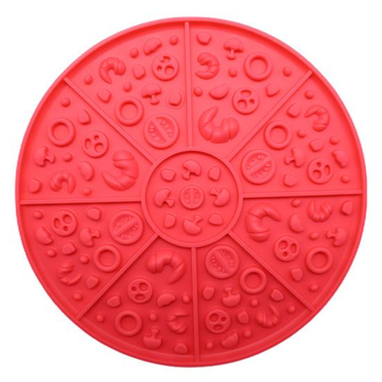 Soft Silicone Lick Mat Pet Slow Food Mat with Strong Suction Cup Multi-Grid