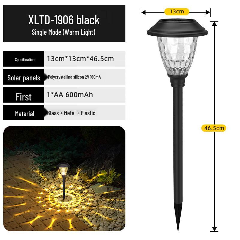 HEIXIE Solar LED Lawn Stake Light