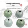 Wei Zhuang Ceramic Inkstone for Grinding and Mixing Ink: Calligraphy Water Drop Supplies - Four Treasures of the Study.