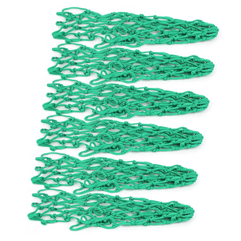 6pcs Green Billiards Mesh Pockets Nylon Net Bag Replacement Professional Snooker Accessories