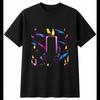 Neon Black Candle Sunbeams Gothic Mens T-Shirt 100% Cotton Dark Printed